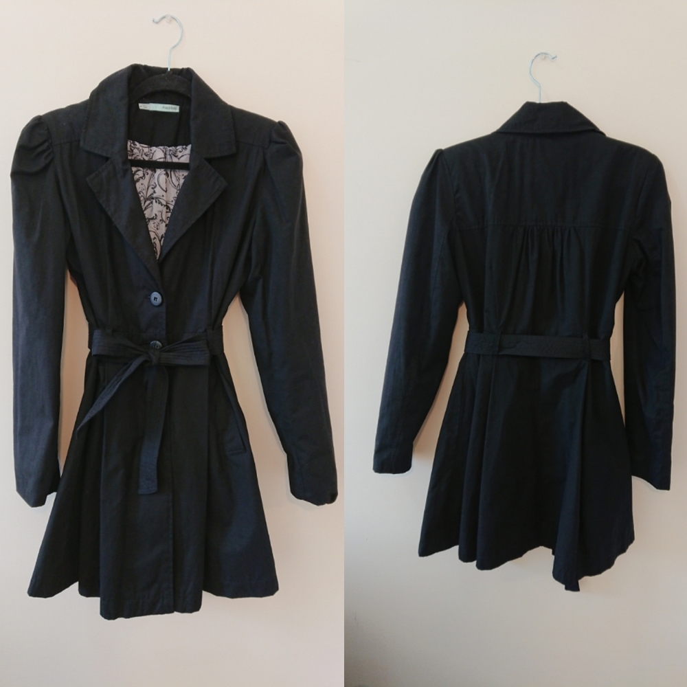 Fit & Flare Trench Rain Coat ☔